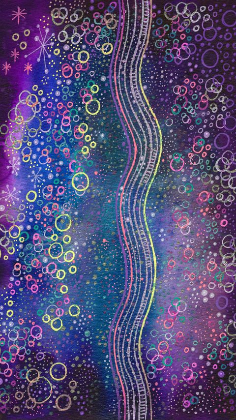 Download wallpaper 2160x3840 circles, lines, watercolor, abstraction, colorful samsung galaxy s4, s5, note, sony xperia z, z1, z2, z3, htc one, lenovo vibe hd background