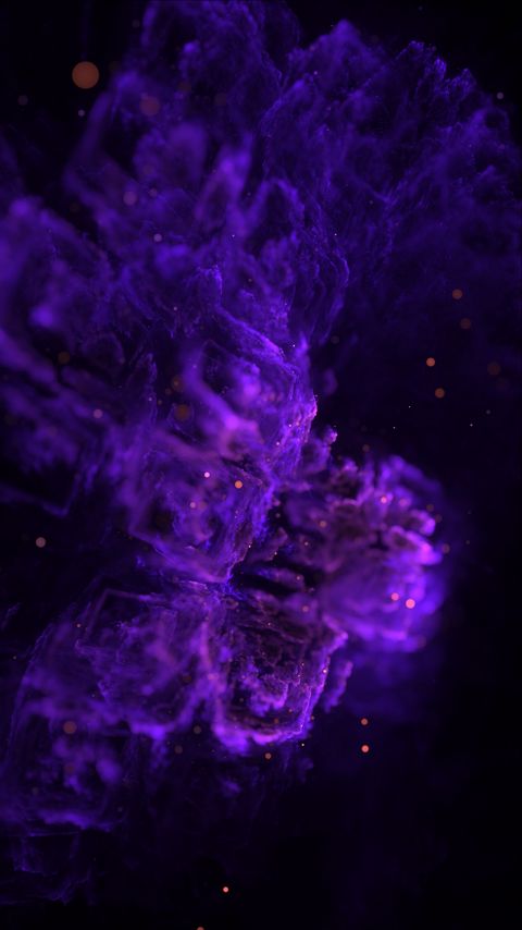 Download wallpaper 2160x3840 clot, fractal, lilac, purple hd background