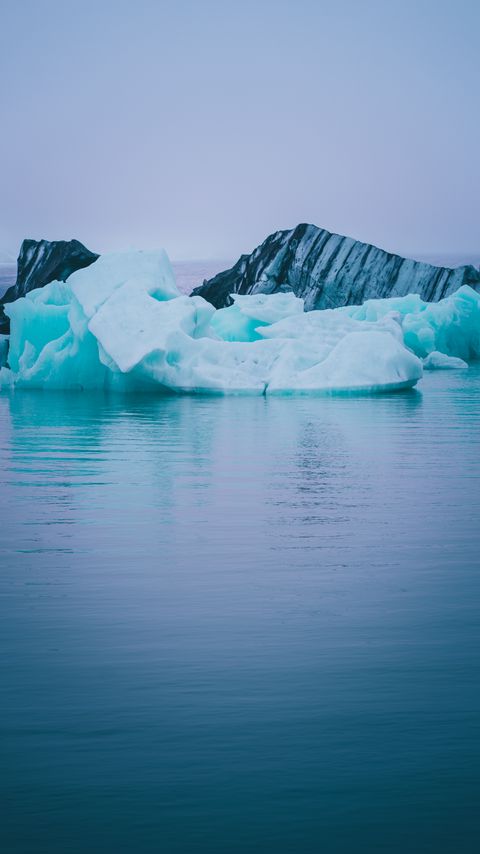 Download wallpaper 2160x3840 floe, river, iceland, cold, north, ice samsung galaxy s4, s5, note, sony xperia z, z1, z2, z3, htc one, lenovo vibe hd background