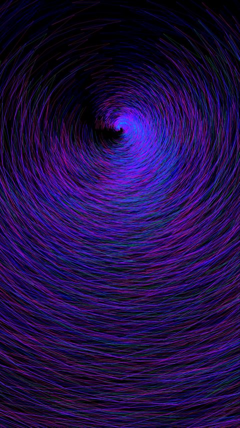 Download wallpaper 2160x3840 funnel, spiral, rotation, purple hd background