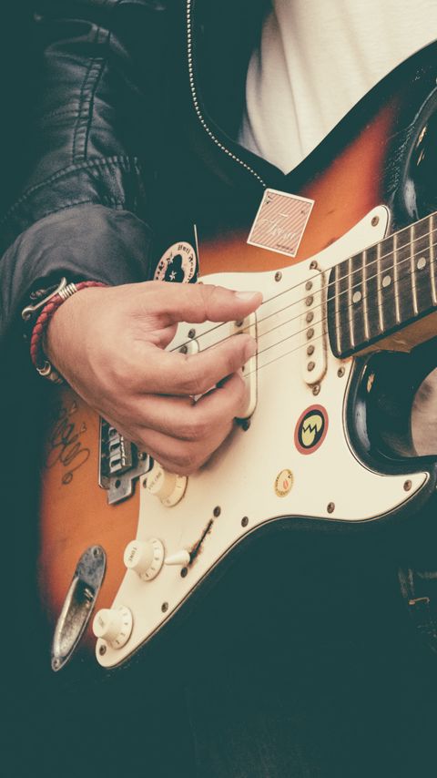Download wallpaper 2160x3840 guitar, hands, bass guitar, musician, musical instrument samsung galaxy s4, s5, note, sony xperia z, z1, z2, z3, htc one, lenovo vibe hd background