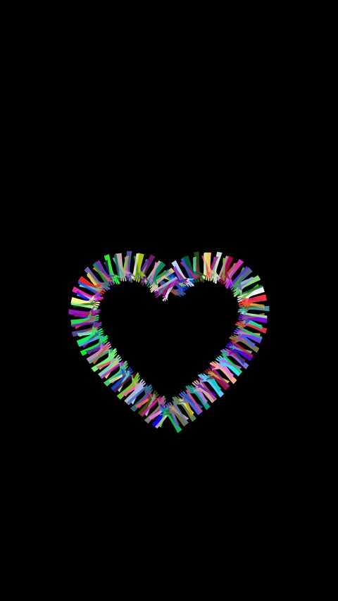 Download wallpaper 2160x3840 heart, hands, friendship, colorful samsung galaxy s4, s5, note, sony xperia z, z1, z2, z3, htc one, lenovo vibe hd background