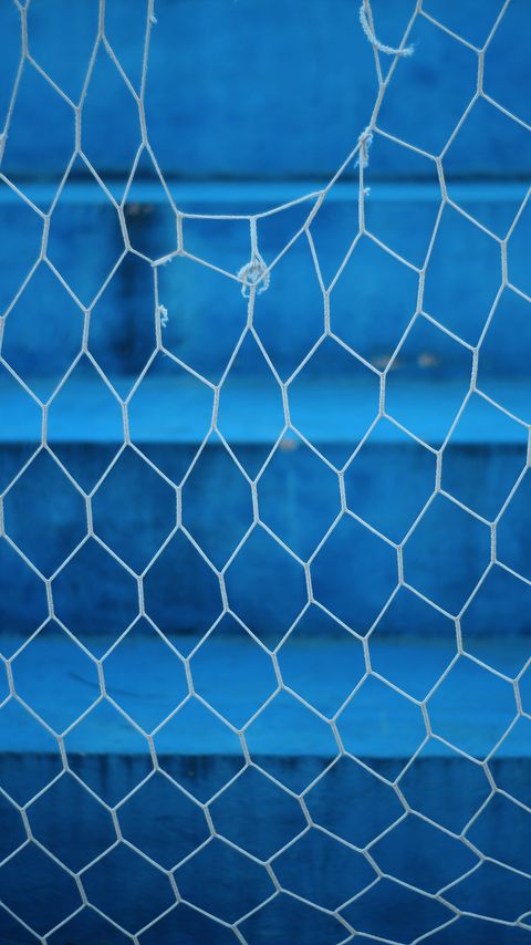 Download wallpaper 2160x3840 mesh, rope, torn, blue, blur samsung galaxy s4, s5, note, sony xperia z, z1, z2, z3, htc one, lenovo vibe hd background