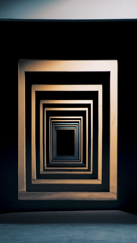Download wallpaper 2160x3840 minimalism, symmetry, space, squares, entrance, deepening samsung galaxy s4, s5, note, sony xperia z, z1, z2, z3, htc one, lenovo vibe hd background