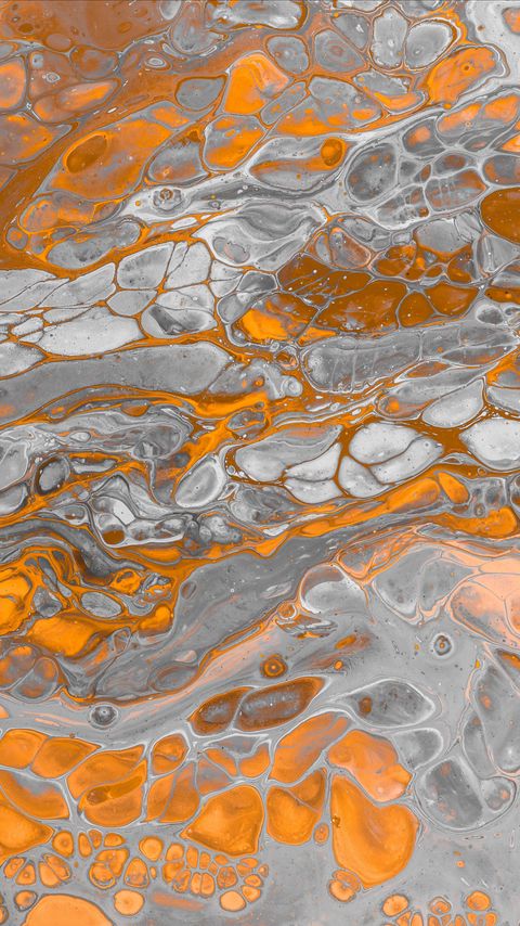 Download wallpaper 2160x3840 paint, stains, orange, gray, spots, abstraction samsung galaxy s4, s5, note, sony xperia z, z1, z2, z3, htc one, lenovo vibe hd background