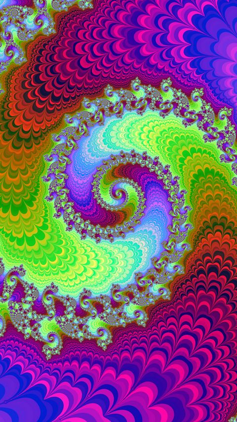 Download wallpaper 2160x3840 spiral, rotation, optical illusion, multicolored samsung galaxy s4, s5, note, sony xperia z, z1, z2, z3, htc one, lenovo vibe hd background