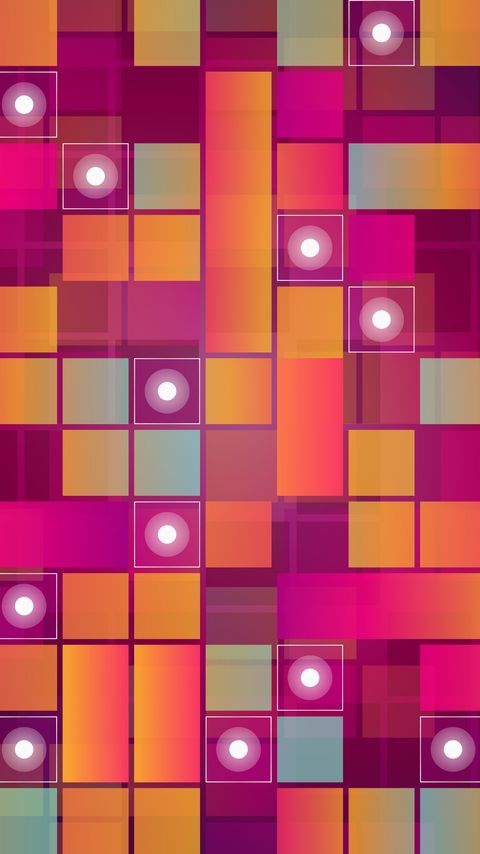 Download wallpaper 2160x3840 squares, circles, colorful, patterns, texture samsung galaxy s4, s5, note, sony xperia z, z1, z2, z3, htc one, lenovo vibe hd background
