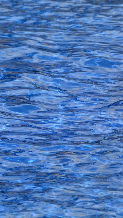 Download wallpaper 2160x3840 water, surface, ripples, blue, saturated, wavy samsung galaxy s4, s5, note, sony xperia z, z1, z2, z3, htc one, lenovo vibe hd background