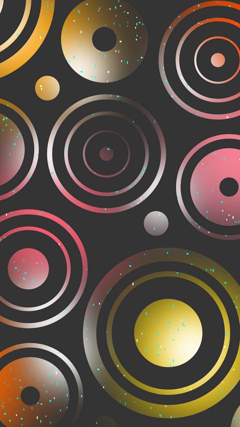 Download wallpaper 2160x3840 circles, points, gradient, rings, form samsung galaxy s4, s5, note, sony xperia z, z1, z2, z3, htc one, lenovo vibe hd background