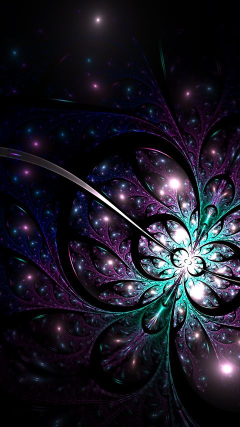 Download wallpaper 2160x3840 fractal, patterns, lines, glow, purple samsung galaxy s4, s5, note, sony xperia z, z1, z2, z3, htc one, lenovo vibe hd background