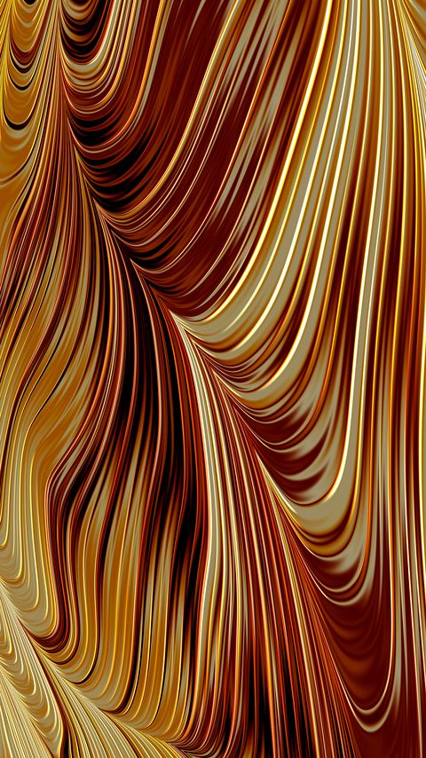 Download wallpaper 2160x3840 golden, wavy, surface, embossed, metallic, sinuous samsung galaxy s4, s5, note, sony xperia z, z1, z2, z3, htc one, lenovo vibe hd background