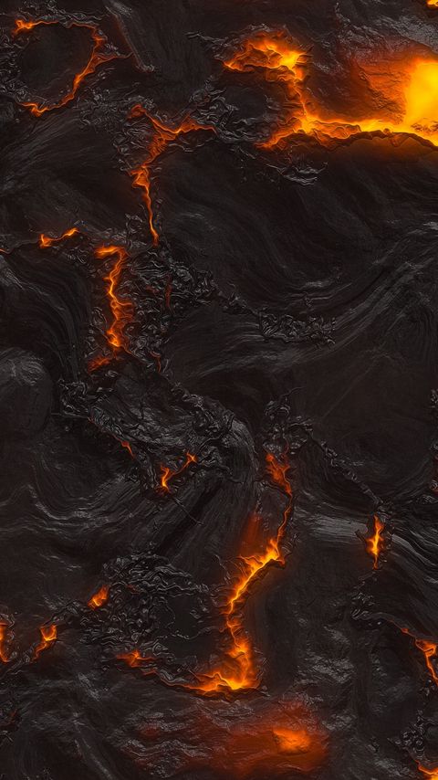 Download wallpaper 2160x3840 lava, texture, surface, cranny, fire, hot samsung galaxy s4, s5, note, sony xperia z, z1, z2, z3, htc one, lenovo vibe hd background