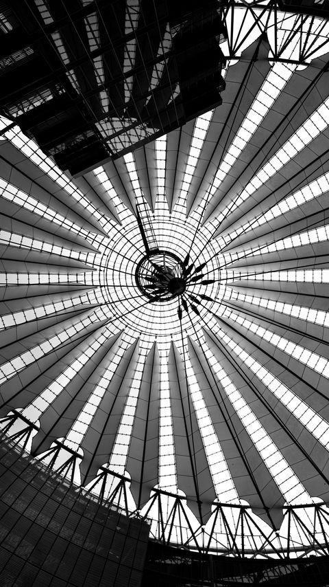 Download wallpaper 2160x3840 building, dome, bw, architecture, construction samsung galaxy s4, s5, note, sony xperia z, z1, z2, z3, htc one, lenovo vibe hd background