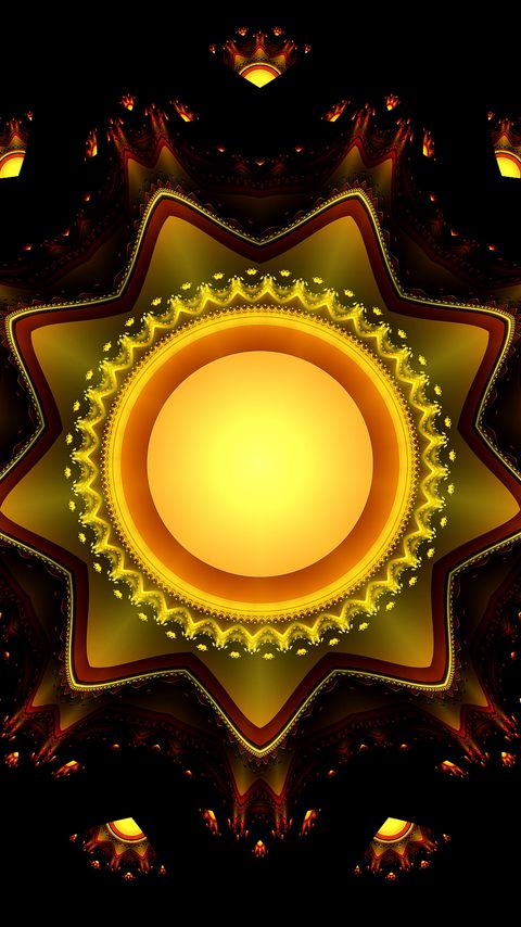 Download wallpaper 2160x3840 fractal, star, bright, glow, abstraction samsung galaxy s4, s5, note, sony xperia z, z1, z2, z3, htc one, lenovo vibe hd background