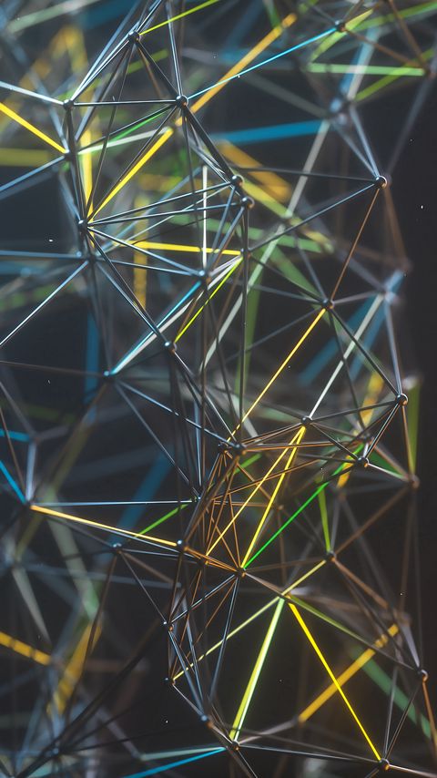 Download wallpaper 2160x3840 grid, structure, 3d, lines, connections samsung galaxy s4, s5, note, sony xperia z, z1, z2, z3, htc one, lenovo vibe hd background