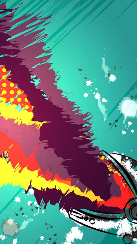 Download wallpaper 2160x3840 helmet, paint, colorful, lines samsung galaxy s4, s5, note, sony xperia z, z1, z2, z3, htc one, lenovo vibe hd background