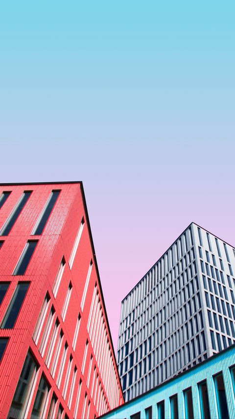Download wallpaper 2160x3840 buildings, architecture, colorful, symmetry, minimalism samsung galaxy s4, s5, note, sony xperia z, z1, z2, z3, htc one, lenovo vibe hd background