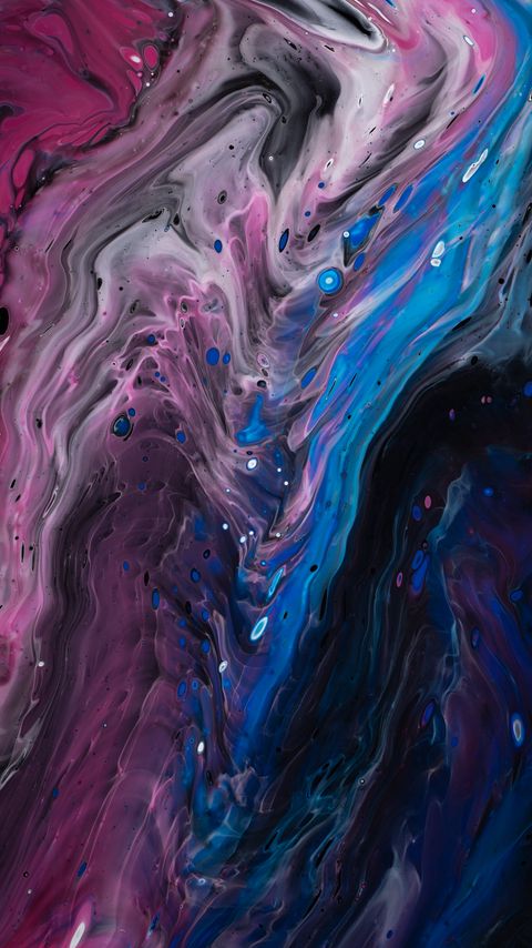 Download wallpaper 2160x3840 stains, colorful, abstraction, liquid, wavy samsung galaxy s4, s5, note, sony xperia z, z1, z2, z3, htc one, lenovo vibe hd background