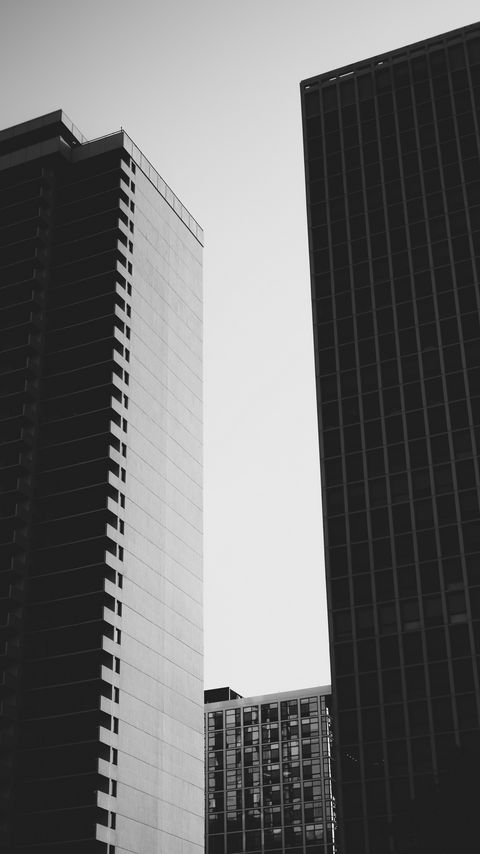 Download wallpaper 2160x3840 buildings, skyscrapers, bw, architecture, city samsung galaxy s4, s5, note, sony xperia z, z1, z2, z3, htc one, lenovo vibe hd background