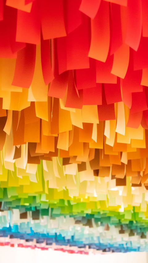 Download wallpaper 2160x3840 decoration, paper, colorful samsung galaxy s4, s5, note, sony xperia z, z1, z2, z3, htc one, lenovo vibe hd background