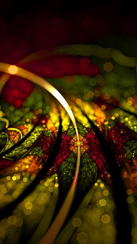 Download wallpaper 2160x3840 fractal, colorful, glare, abstraction, digital samsung galaxy s4, s5, note, sony xperia z, z1, z2, z3, htc one, lenovo vibe hd background
