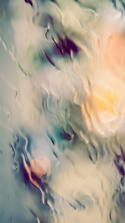 Download wallpaper 2160x3840 glass, wet, blur, abstraction samsung galaxy s4, s5, note, sony xperia z, z1, z2, z3, htc one, lenovo vibe hd background