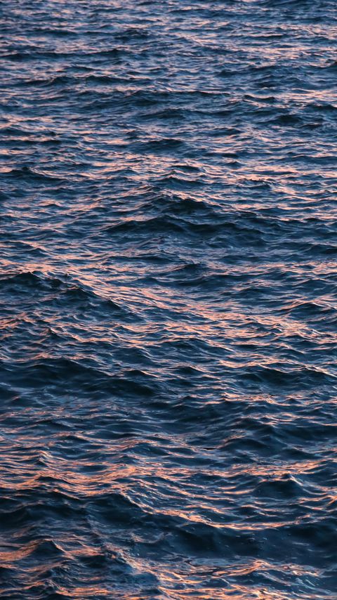 Download wallpaper 2160x3840 sea, waves, ripples, water, surface samsung galaxy s4, s5, note, sony xperia z, z1, z2, z3, htc one, lenovo vibe hd background
