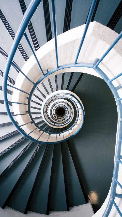 Download wallpaper 2160x3840 staircase, spiral, swirling, structure samsung galaxy s4, s5, note, sony xperia z, z1, z2, z3, htc one, lenovo vibe hd background