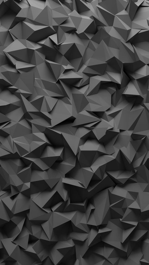 Download wallpaper 2160x3840 texture, relief, 3d, gray, surfac hd background