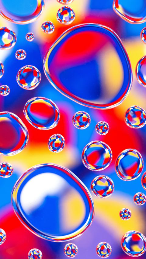 Download wallpaper 2160x3840 bubbles, form, water, multicolored, reflection samsung galaxy s4, s5, note, sony xperia z, z1, z2, z3, htc one, lenovo vibe hd background