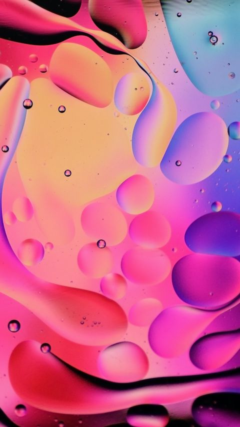 Download wallpaper 2160x3840 bubbles, shapes, water, multicolored samsung galaxy s4, s5, note, sony xperia z, z1, z2, z3, htc one, lenovo vibe hd background
