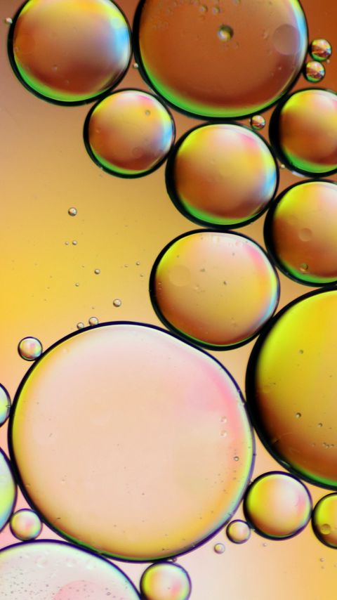 Download wallpaper 2160x3840 bubbles, water, gradient, colorful samsung galaxy s4, s5, note, sony xperia z, z1, z2, z3, htc one, lenovo vibe hd background
