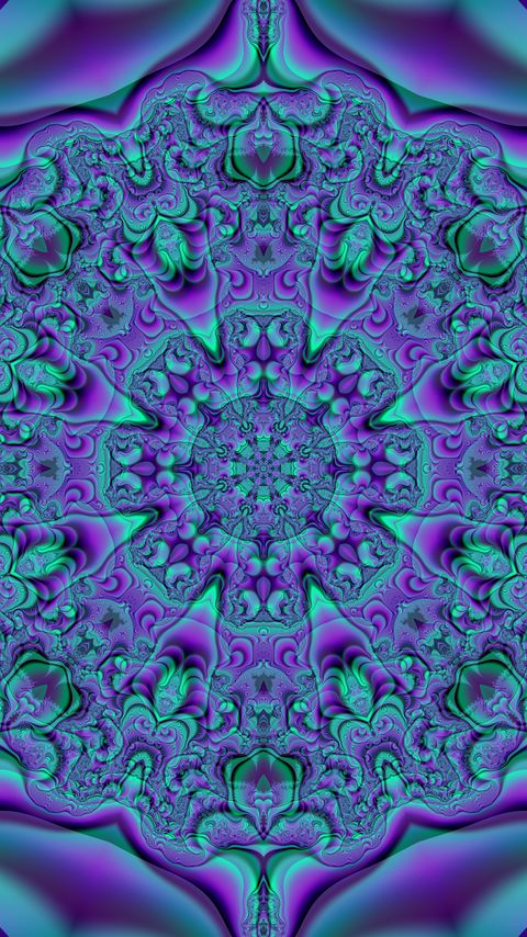 Download wallpaper 2160x3840 fractal, pattern, gradient, shapes samsung galaxy s4, s5, note, sony xperia z, z1, z2, z3, htc one, lenovo vibe hd background