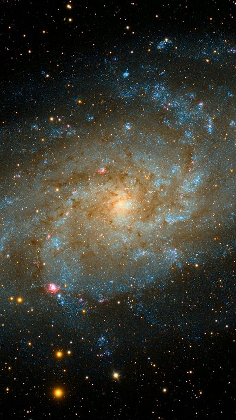 Download wallpaper 2160x3840 galaxy, spiral, stars, glow, space samsung galaxy s4, s5, note, sony xperia z, z1, z2, z3, htc one, lenovo vibe hd background