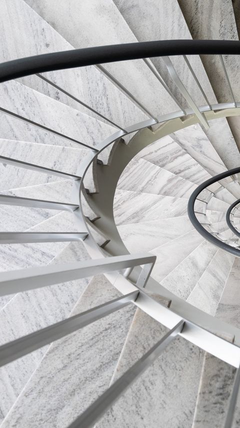 Download wallpaper 2160x3840 staircase, twisting, spiral, marble samsung galaxy s4, s5, note, sony xperia z, z1, z2, z3, htc one, lenovo vibe hd background