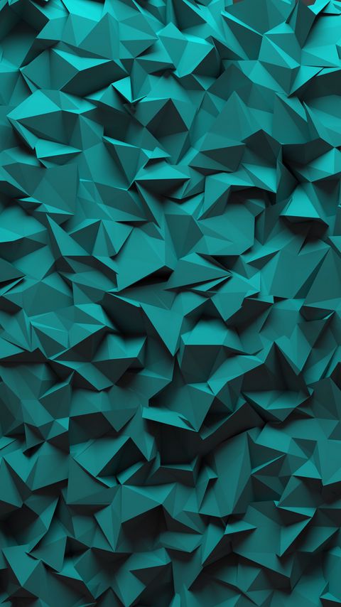 Download wallpaper 2160x3840 volume, triangles, shape hd background