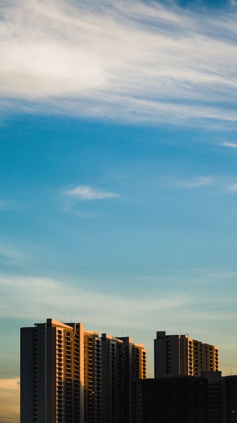 Download wallpaper 2160x3840 building, apartment, architecture, sunset, sky samsung galaxy s4, s5, note, sony xperia z, z1, z2, z3, htc one, lenovo vibe hd background