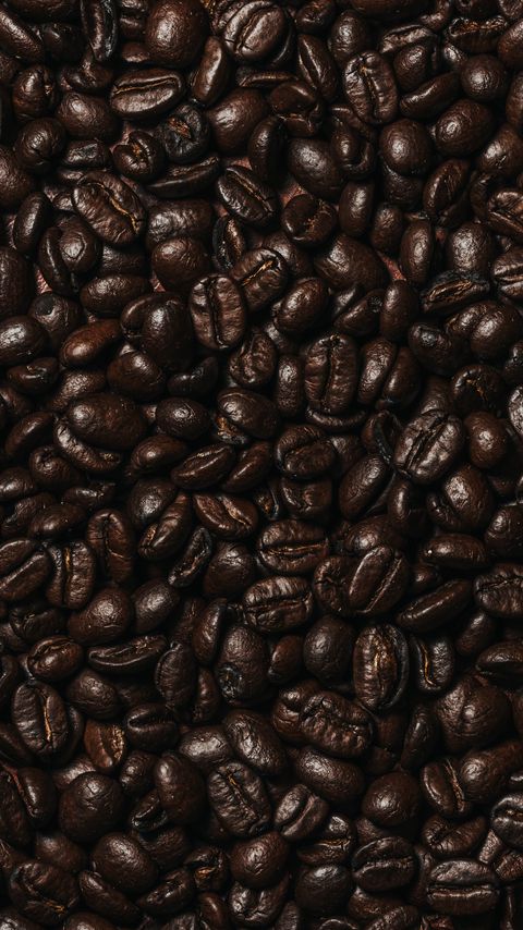 Download wallpaper 2160x3840 coffee beans, coffee, beans, brown, dark samsung galaxy s4, s5, note, sony xperia z, z1, z2, z3, htc one, lenovo vibe hd background