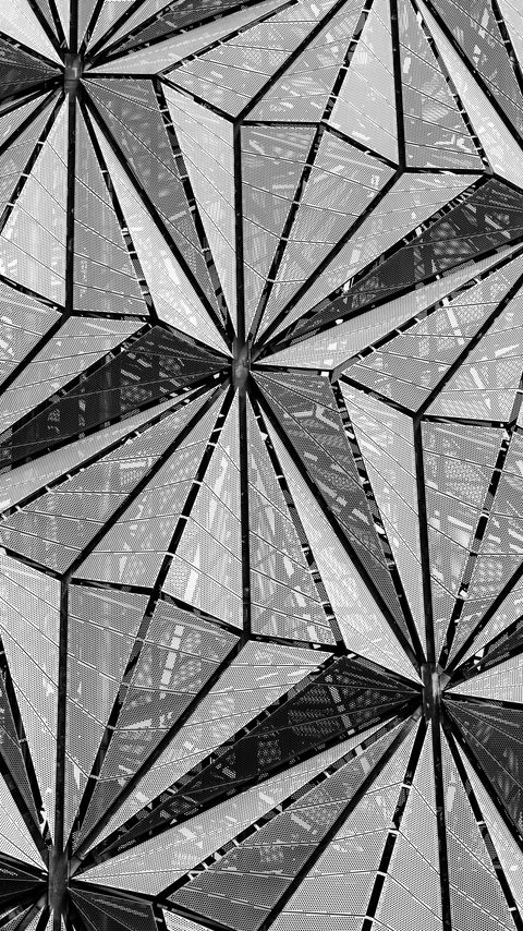 Download wallpaper 2160x3840 edges, fragments, bw, abstraction samsung galaxy s4, s5, note, sony xperia z, z1, z2, z3, htc one, lenovo vibe hd background