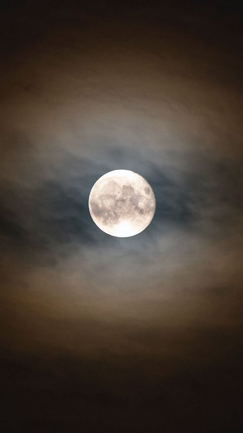 Download wallpaper 2160x3840 full moon, moon, night, clouds samsung galaxy s4, s5, note, sony xperia z, z1, z2, z3, htc one, lenovo vibe hd background