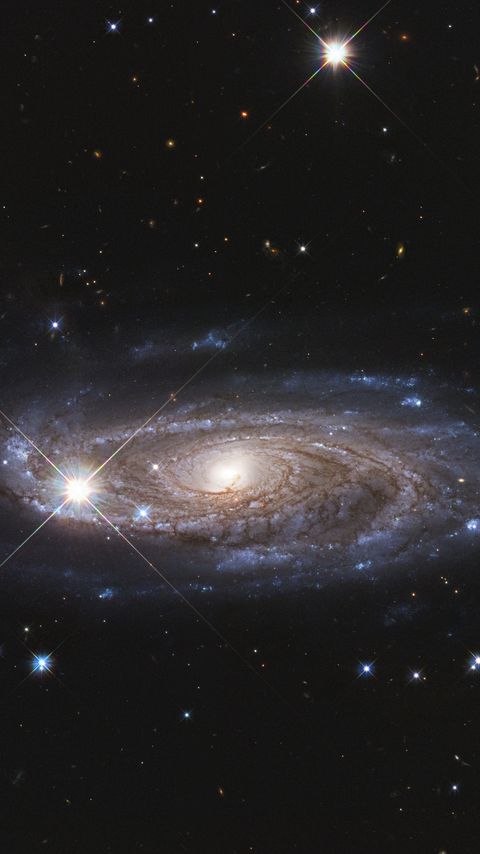 Download wallpaper 2160x3840 galaxy, spiral, space, nebula, stars samsung galaxy s4, s5, note, sony xperia z, z1, z2, z3, htc one, lenovo vibe hd background