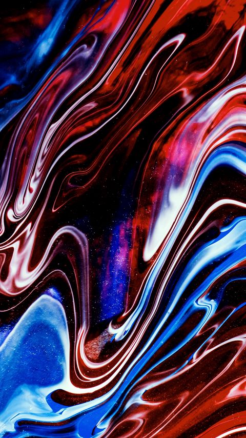 Download wallpaper 2160x3840 paint, fluid art, stains, liquid, colorful, blue, red samsung galaxy s4, s5, note, sony xperia z, z1, z2, z3, htc one, lenovo vibe hd background