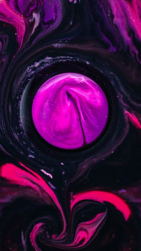 Download wallpaper 2160x3840 circle, paint, liquid, stains, purple samsung galaxy s4, s5, note, sony xperia z, z1, z2, z3, htc one, lenovo vibe hd background