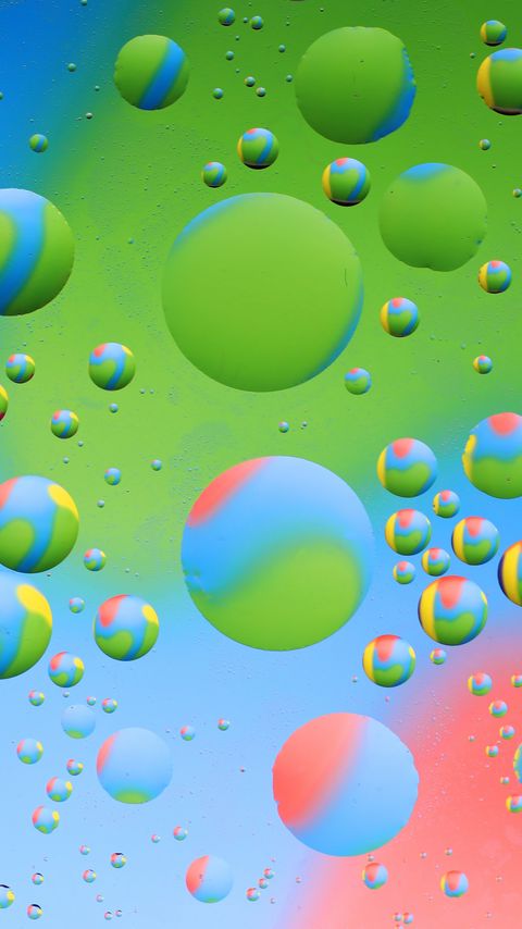 Download wallpaper 2160x3840 circles, bubbles, gradient, colorful, art samsung galaxy s4, s5, note, sony xperia z, z1, z2, z3, htc one, lenovo vibe hd background
