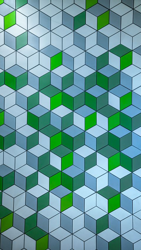Download wallpaper 2160x3840 cubes, facets, pattern, texture, art samsung galaxy s4, s5, note, sony xperia z, z1, z2, z3, htc one, lenovo vibe hd background