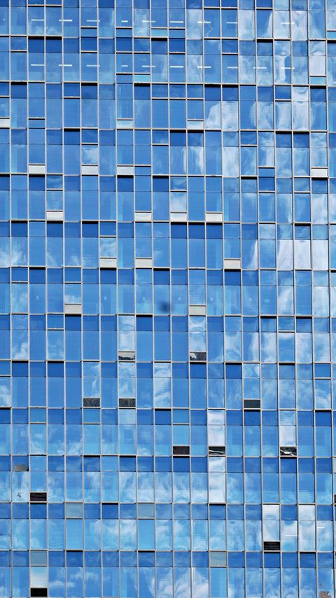 Download wallpaper 2160x3840 facade, glass, wall, architecture samsung galaxy s4, s5, note, sony xperia z, z1, z2, z3, htc one, lenovo vibe hd background