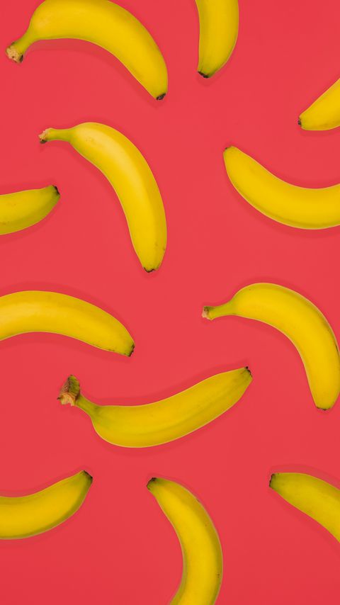 Download wallpaper 2160x3840 bananas, fruit, yellow, pink samsung galaxy s4, s5, note, sony xperia z, z1, z2, z3, htc one, lenovo vibe hd background