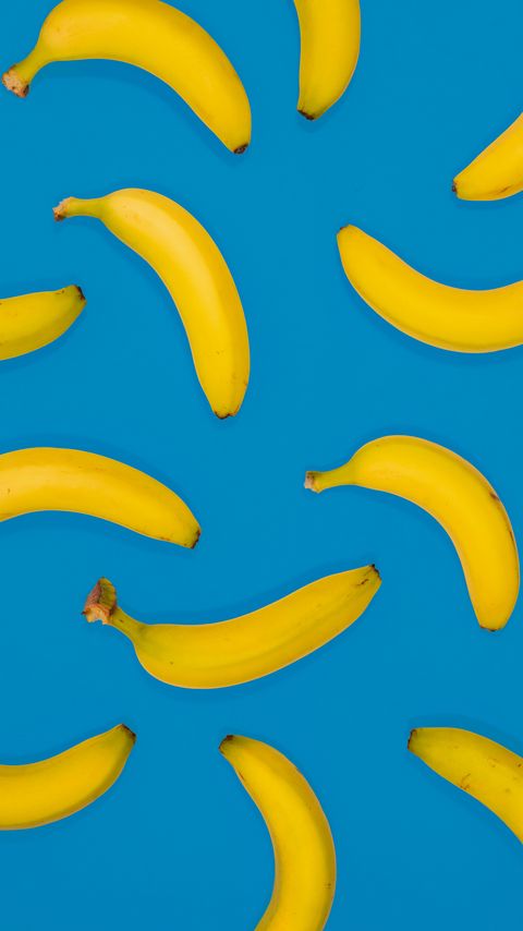 Download wallpaper 2160x3840 bananas, fruit, yellow, blue samsung galaxy s4, s5, note, sony xperia z, z1, z2, z3, htc one, lenovo vibe hd background