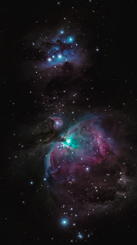 Download wallpaper 2160x3840 galaxy, stars, space, nebula samsung galaxy s4, s5, note, sony xperia z, z1, z2, z3, htc one, lenovo vibe hd background