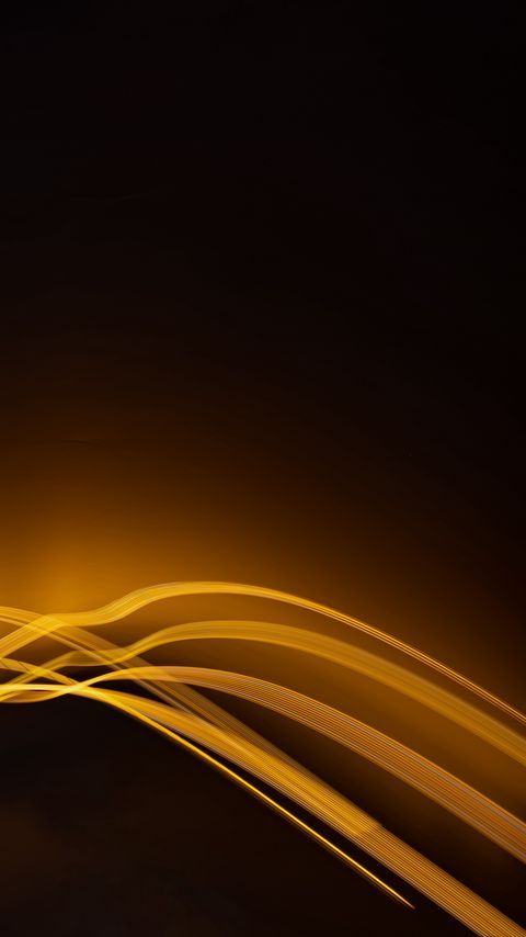 Download wallpaper 2160x3840 lines, light, long exposure, yellow, abstraction samsung galaxy s4, s5, note, sony xperia z, z1, z2, z3, htc one, lenovo vibe hd background